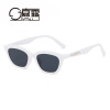 Metal fashionable trend glasses solar-powered, sunglasses, Korean style, 2023