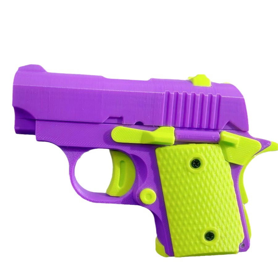 Gravedad pistola pequeña pistola rábano 1911 cachorros golpe de vuelta mini pistola de juguete cuchillo de rábano niños juguete de descompresión