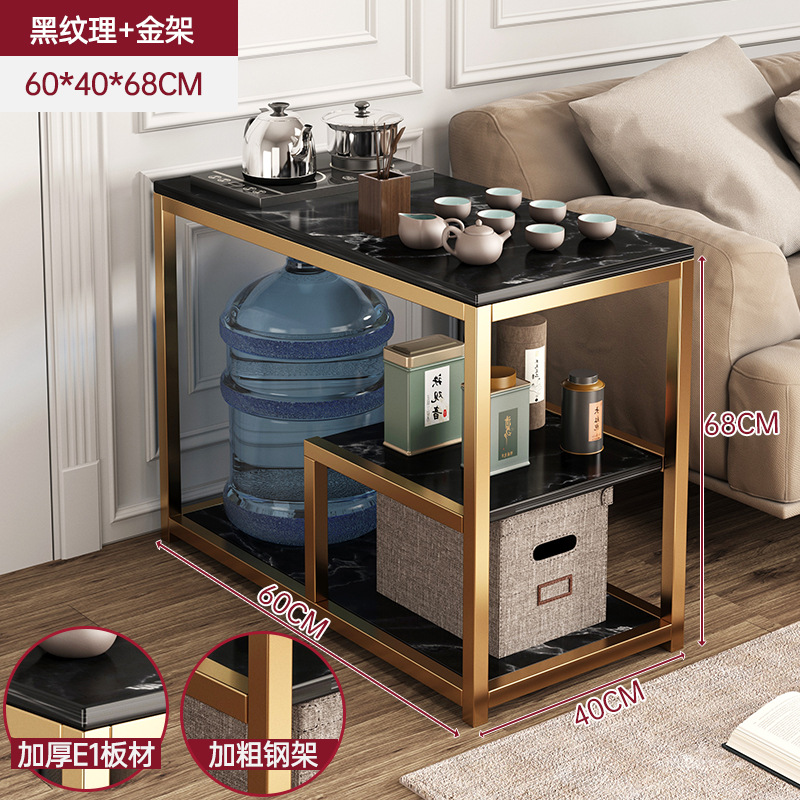 Mueble de té, mesa lateral, sofá simple, mesa auxiliar, mesa de café pequeña, estante para balcón móvil, mesa de té para la sala de estar, mesa de té pequeña para el hogar
