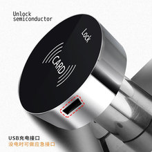 智能刷卡自动抽屉锁充电信箱奶箱文件柜子转舌锁电子储物柜密码锁