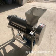 商用无籽葡萄榨汁机 工业大型生姜挤压设备 螺旋破碎出汁机 源头