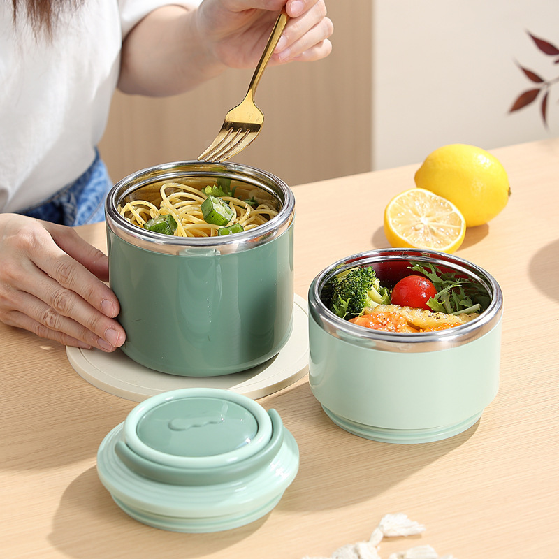 保温饭盒汤盒上班族保温桶小型汤盒袋汤杯粥杯汤壶便携早餐盒小巧|undefined