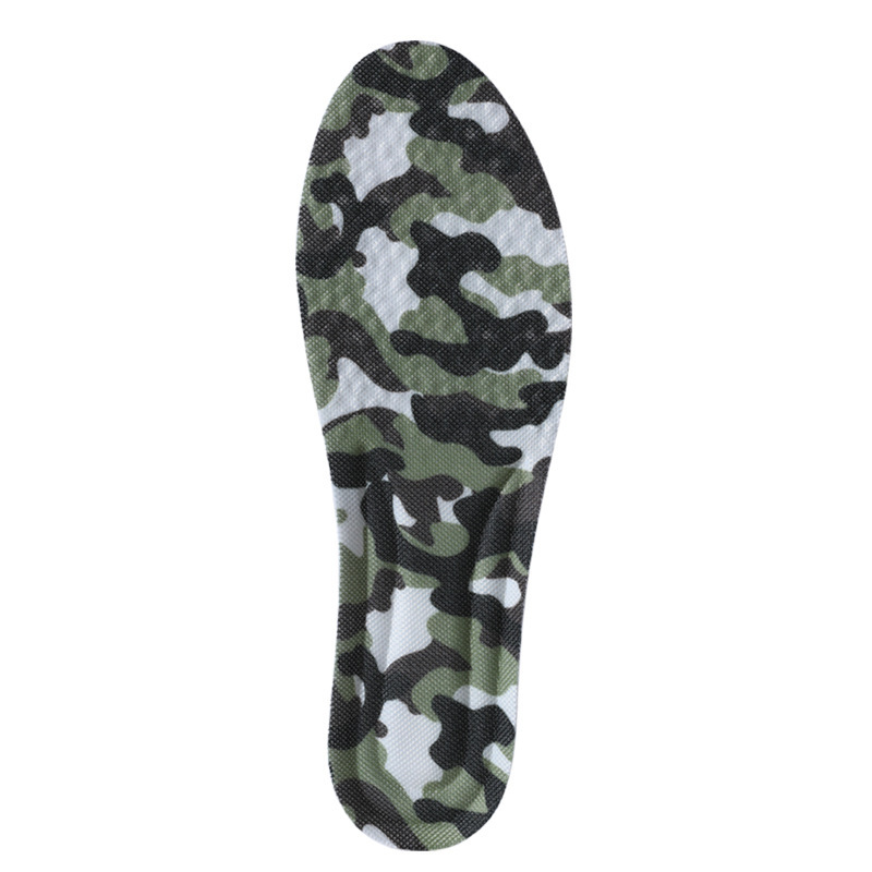 Insolelas de entrenamiento militar PU suave soleas de zapatos deportivos casuales de verano hombre grueso antiolor absorción de sudor transpirable pisar la sensación de insolelas