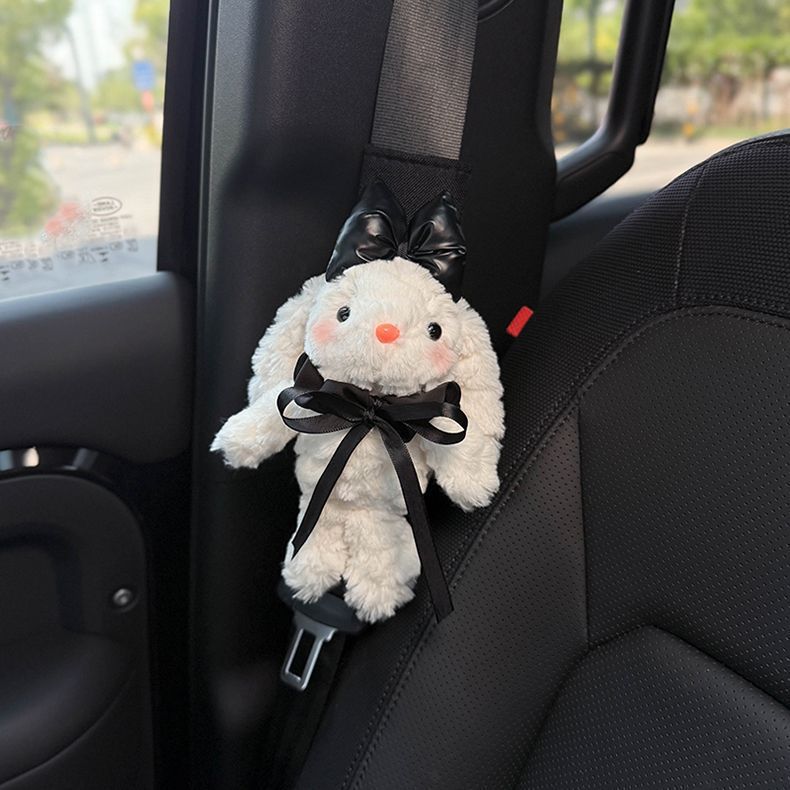 Creative Rabbit Car Seat Belt Shoulder Cover, High-End Car Seat Belt Decoration, Anti-Wear Clothing for a Couple