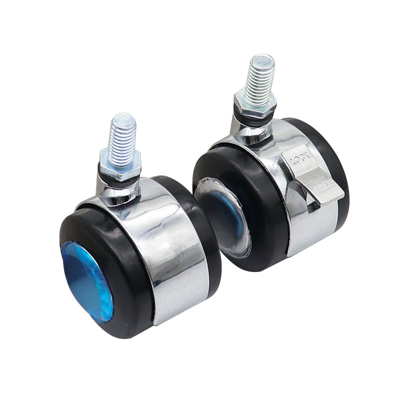 Mingke muebles al por mayor M8M10 hilo ruedas de aleación hilo rodillo de hilo de aleación Mesa de café y silla mesa de noche ruedas