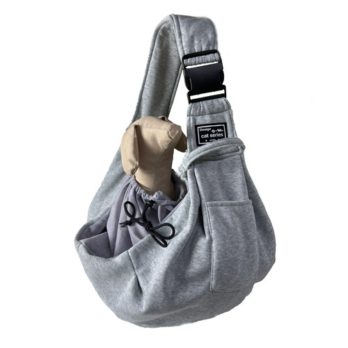 New Foldable Pet Carrying Bag Breathable Large Capacity Shoulder Crossbody Pet Bag