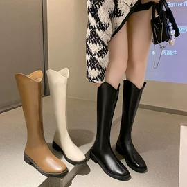 女式皮靴;平底拖鞋;厚底拖鞋