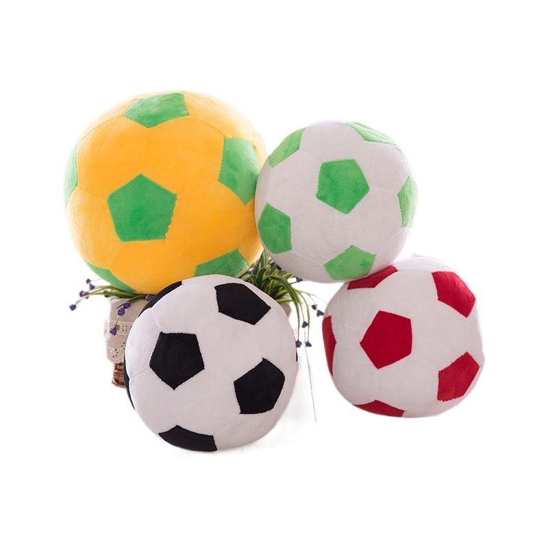 Simulation Fabric Football Pillow Plush Toy World Cup Gift Soft Round Doll Basketball Infant Student