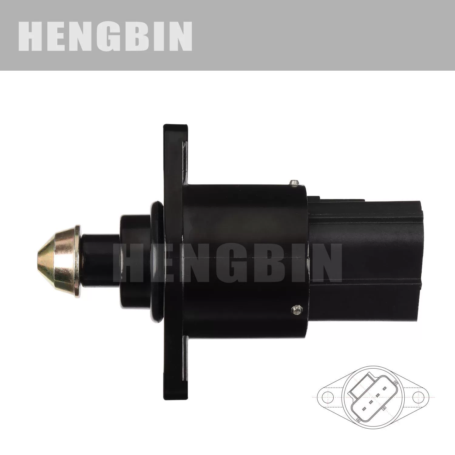 Клапан регулировки холостого хода 4861099AA AC166 AC324 2151048 2H1096 2H1084 53030751