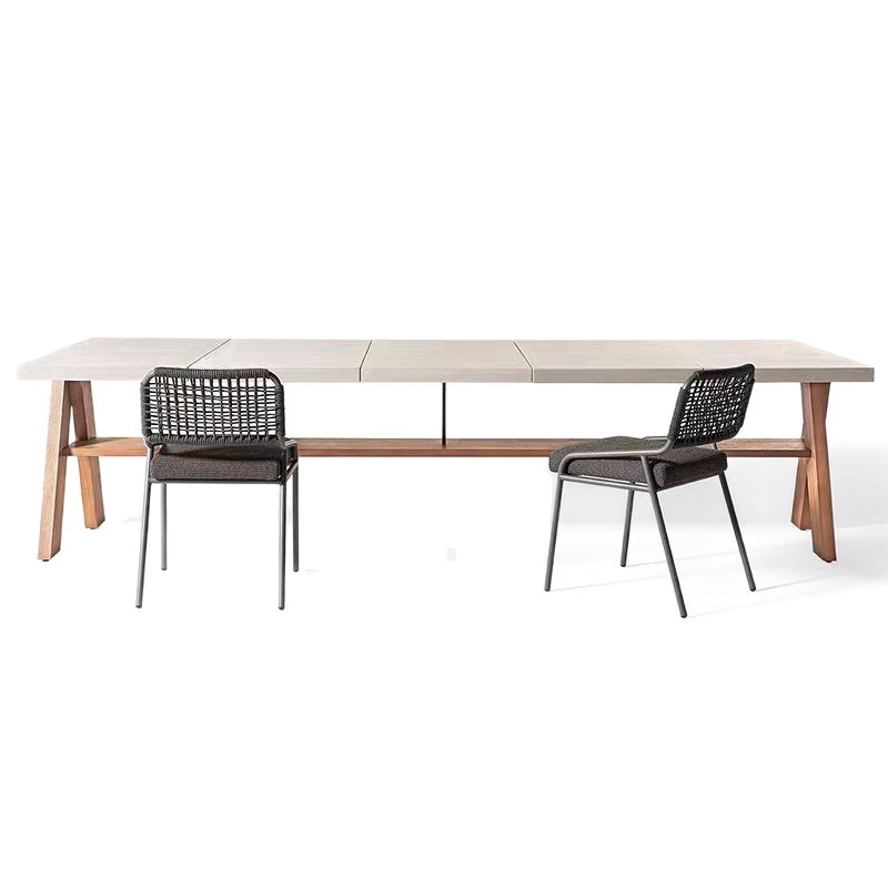 Silla al aire libre de alta gama al aire libre cafetería ratán Silla de comedor Silla de ratán balcón patio muebles moderna silla de ocio creativo image 6