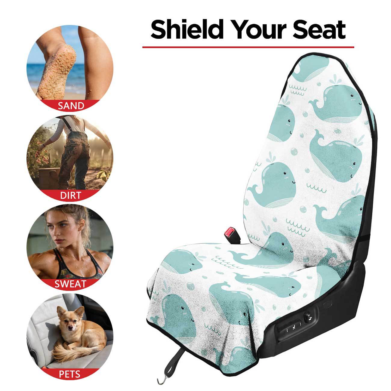 Marine seat towel cover front seat protector suitable for gym and exercise, universal for all seasons and car use