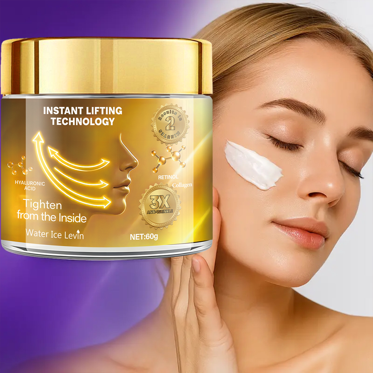 芙诗婷 Pulls up smoothing moisturizing medical cream for face, bee venom