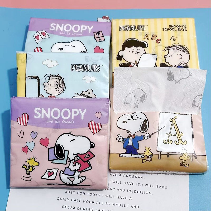 Little Joys Snoopy กระดาษทิชชู่พิมพ์ลาย (1 แพ็ค)