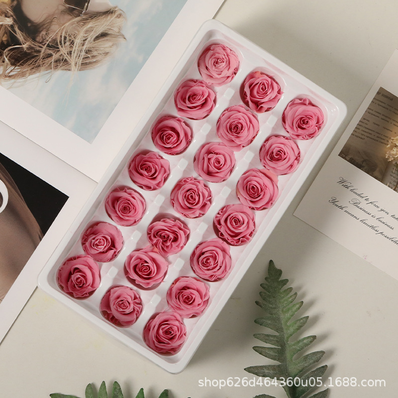 Flores inmortales Grado B 2 - 3cm rosas pequeñas flores frescas flores secas rosas DIY oso unicornio regalos de boda