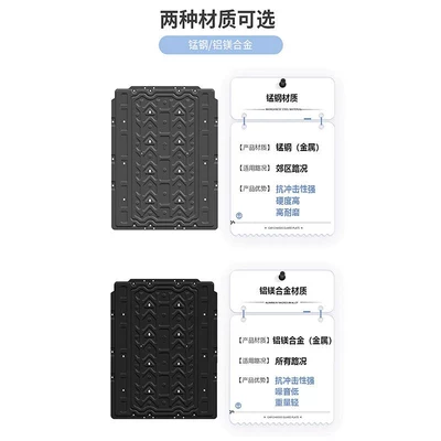 Underbody protection plate/engine baffle protection plate, engine shield, lower
