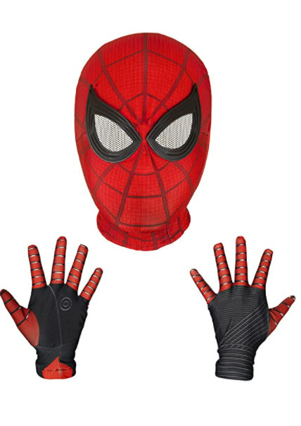 3鋼鉄のスパイダーマンの連体のマイルズのマスクの服装のcos英雄の遠征の頭のカバーのマスクは目のマスクを責めます。|undefined