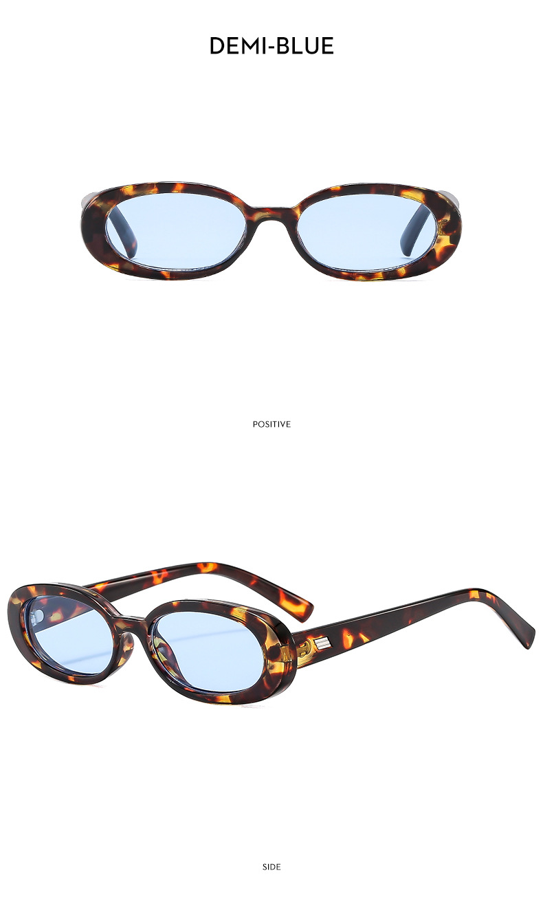 Vacation Classic Style Streetwear Geometric PC UV400 Protection Oval Frame Full Frame Women's Sunglasses display picture 16