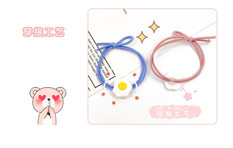 Poached egg rubber band