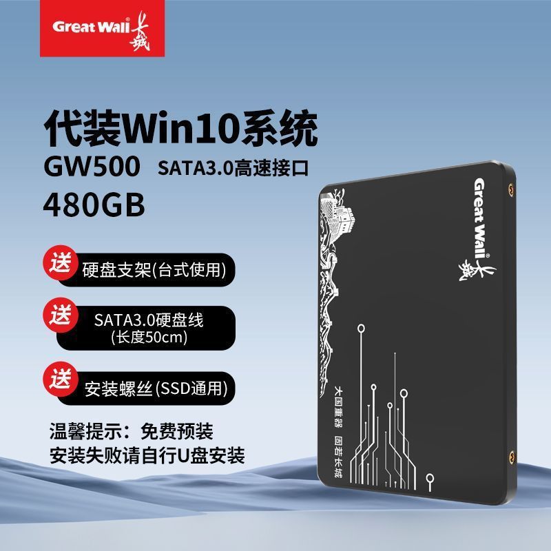 Qiwei direct sales factory gw500-480gb official authentic-original authentic [pre-installed win10 system]