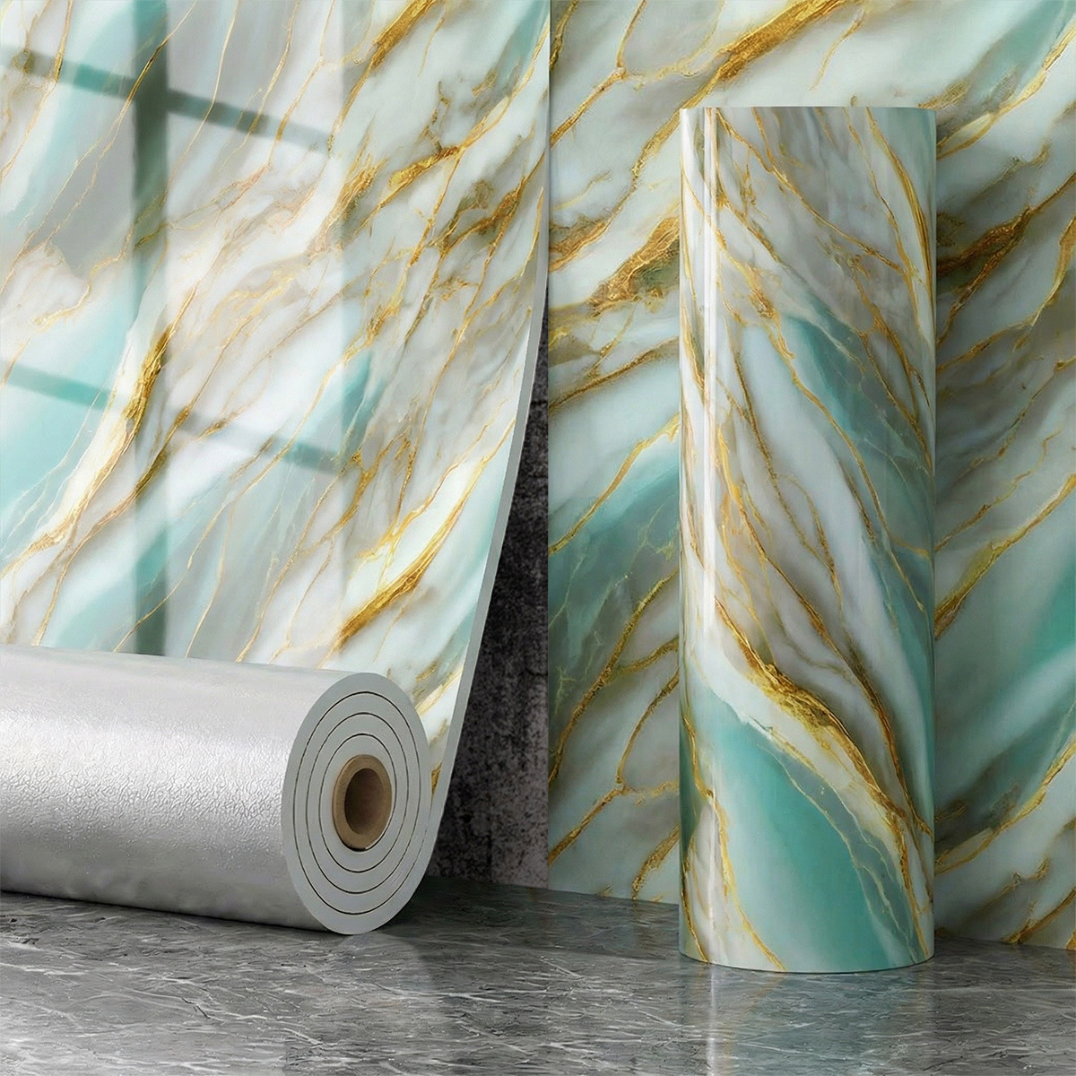 Jade verde dorado