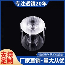 产地货源25°小角度聚光透镜 cob光学透镜 Φ30.5mm雾面led凸透镜