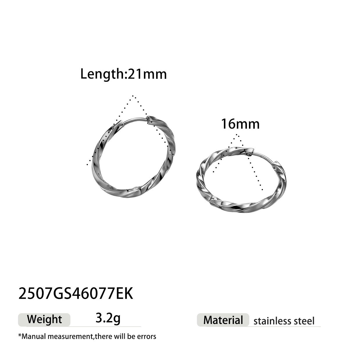Taina europa y americana auriculares de acero inoxidable lujoso ligero estilo de moda personalidad de alta calidad torsión pendientes de acero de titanio transfronterizos auriculares de venta caliente