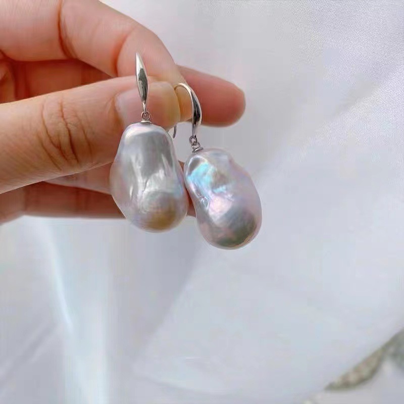 Elegant Baroque Pearl Choker, Premium Freshwater Pearl Pendant, Exquisite Adjustable Design, Silver Gold Plated Fine Jewelry For Women 2024 New Baroqu_voghion.com