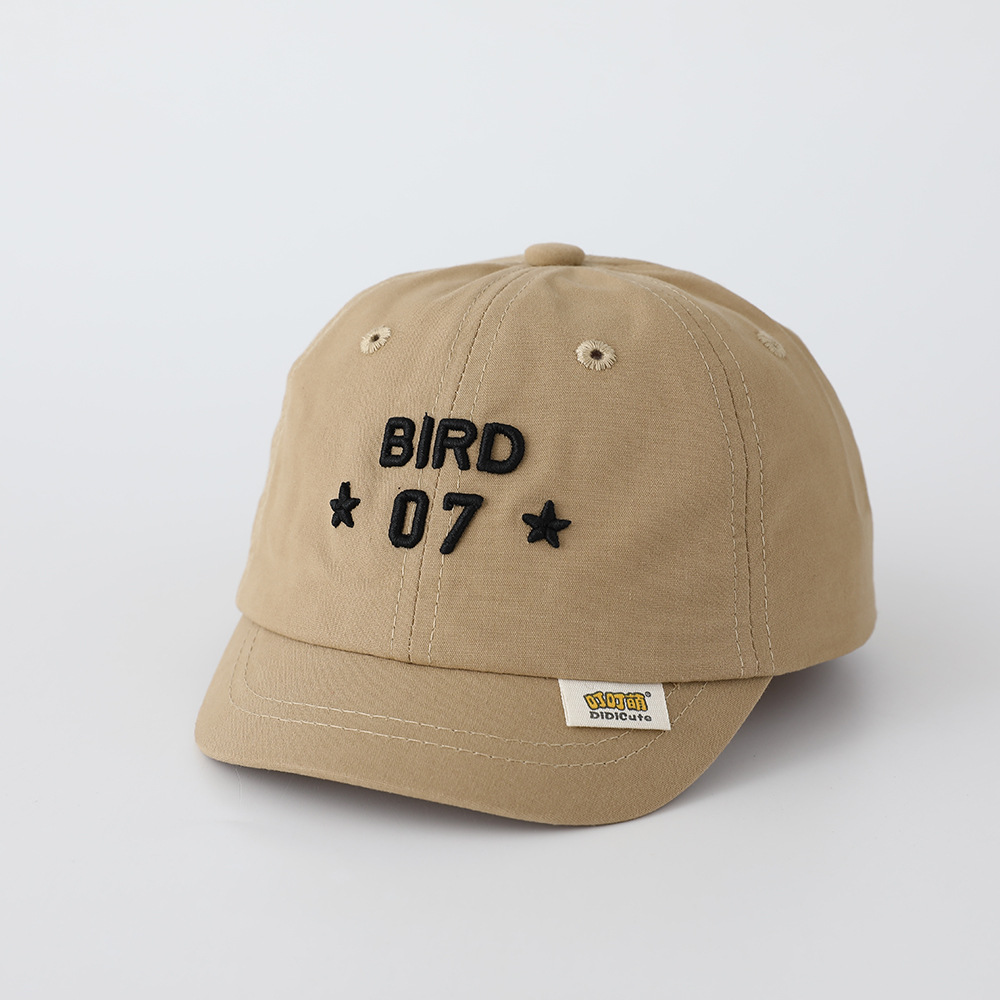 Kids Casual Sun Hat UPF 50+ Children's Baseball Stylish Letter-print Cap, Sun For Boys Girls, Spring And Summer Baby Hat, Embroidered Hat_voghion.com