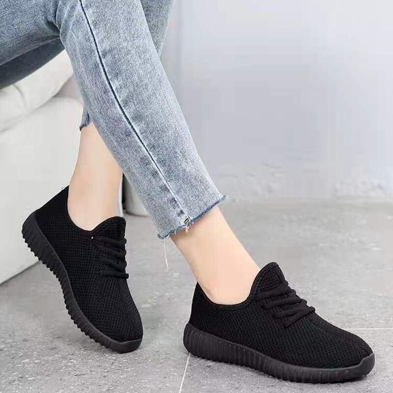 Work Shoes That Don'T Tire Your Feet, Casual Soft-Soled Sports Shoes for Women, Non-Slip All-Black Kitchen Shoes, Black Shoes for Long Standing, Work Shoes Work Shoes That Don'T Tire Your Feet, Casual Soft-Soled Sports Shoes for Women, Non-Slip All-Black Kitchen Shoes, Black Shoes for Long Standing, Work Shoes