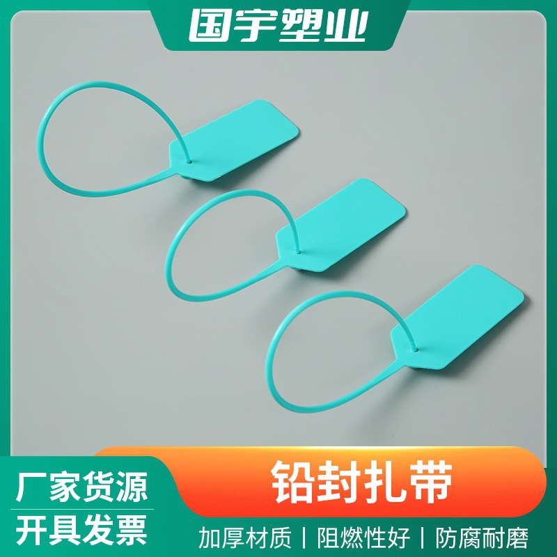批发尼龙铅封扎带 一次性服饰防调包扣 防拆防盗扣吊牌标签扎带