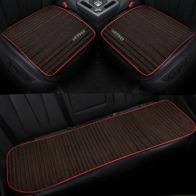 Cassia car cushion Four Seasons car cushion mesh comfortable non-backrest square cushion comfortable breathable seat cushion (Seat cushion, seat cover) - black-small-three-pieces