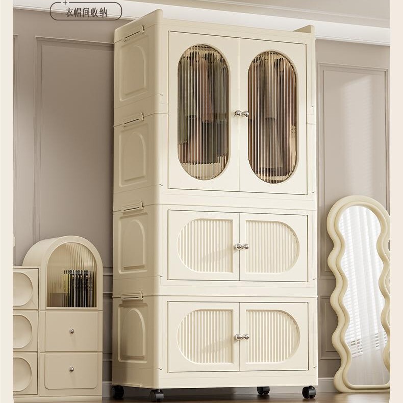 Thickened Baby's Wardrobe Folding Baby Storage Cabinet for Clothes Hanging Household Storage Locker Children's Clothes Small Wardrobe Thickened Baby's Wardrobe Folding Baby Storage Cabinet for Clothes Hanging Household Storage Locker Children's Clothes Small Wardrobe
