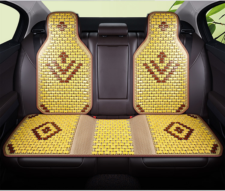 Car Seat Cushion Summer Truck Seat Cushion Cooling Pad Single Piece Seat Car Pad Bamboo Cooling Mat Ice Pad Rear Ventilation for Long Sitting