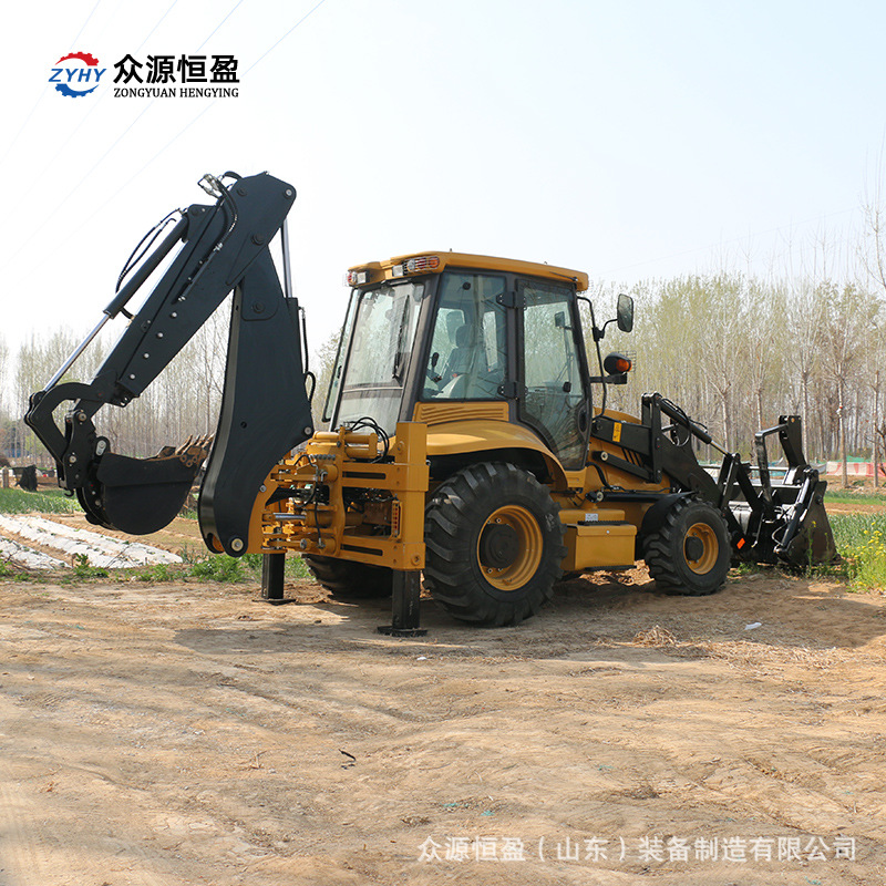 四驱小型装载机30型铲车 农用抓木抓草两头忙 20型工程液压装载机