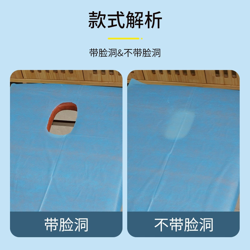 Cosmetic sheet, waterproof massager, for beauty salons, increased thickness