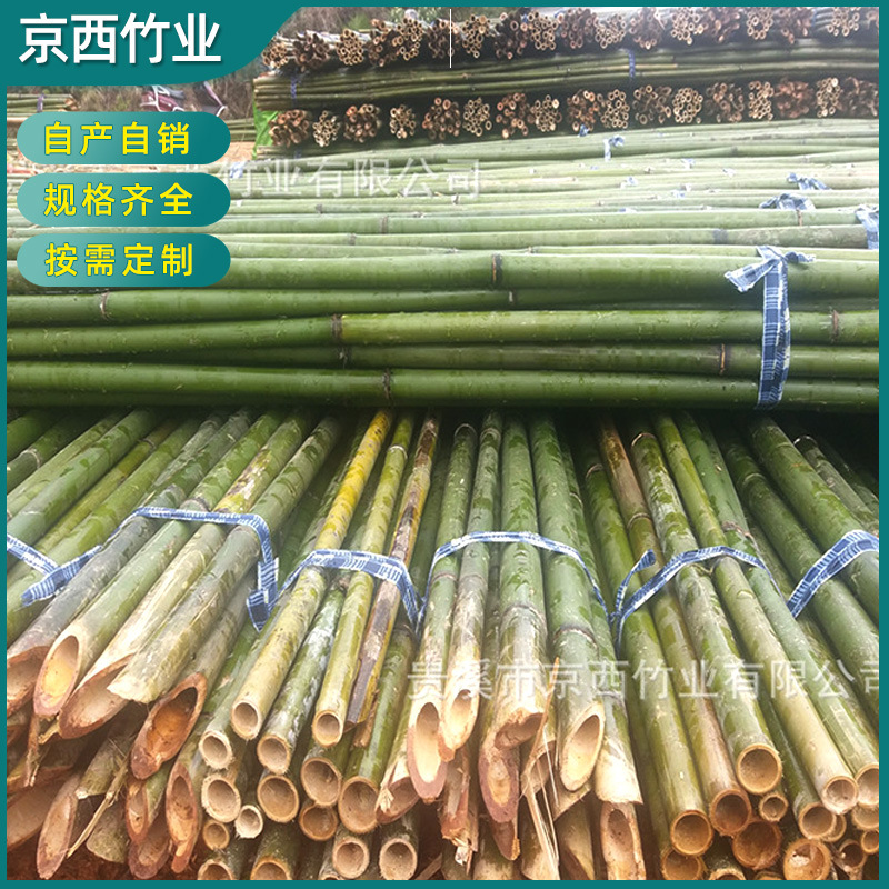 厂家批发4米小竹杆 农用细竹竿 防寒用4米竹杆