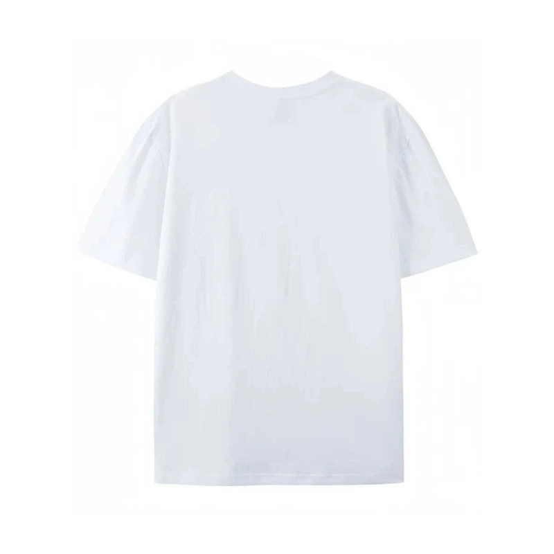 Футболка Retro Graphic Tee мужская, белая хлопковая смесь, круглый вырез, свободный крой