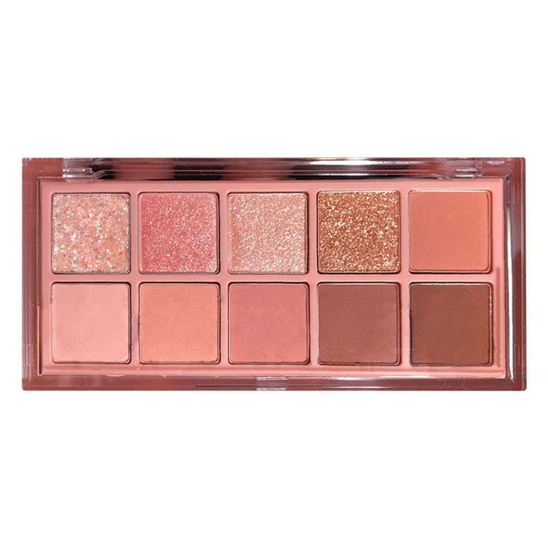 DIKALU Star Sand 10 Color Eye Shadow Niche Brand Super Flash Sequin Pearlescent Matte Earth Color ins Internet Red Explosions