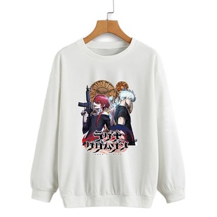 Cartoon Cartoon Dragon Ragnar two-dimensional round neck new sweater women's loose printed top men