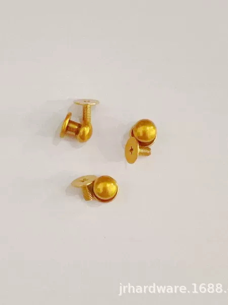 Metal accessories manufacturers wholesale luggage jewelry box hardware accessories zinc alloy monk nipple nail gilt