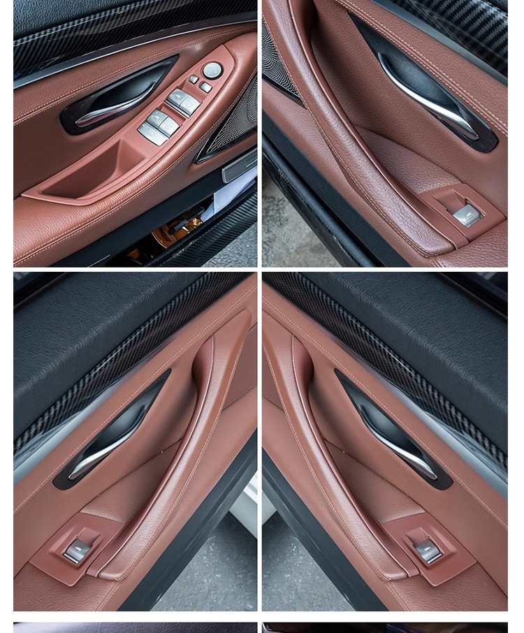 Applicable to BMW 5 Series F18 Door Inner Handle 520 523 528 525Li 530 Free Door Handle Protective Cover