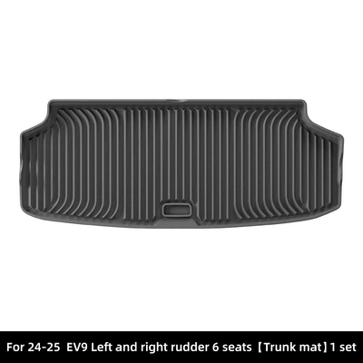 Mats, Fully Environmentally Friendly Tpe Floor – Modelə uyğun ayaqaltı - 24-25-kia-ev9-left-and-right-steering-wheel-trunk-mat-six-seats