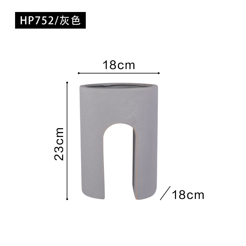 Nórdico moderno geométrico esmerilado de cerámica decoración creativa modelo habitación decoración suave pasillo TV gabinete decoración del hogar