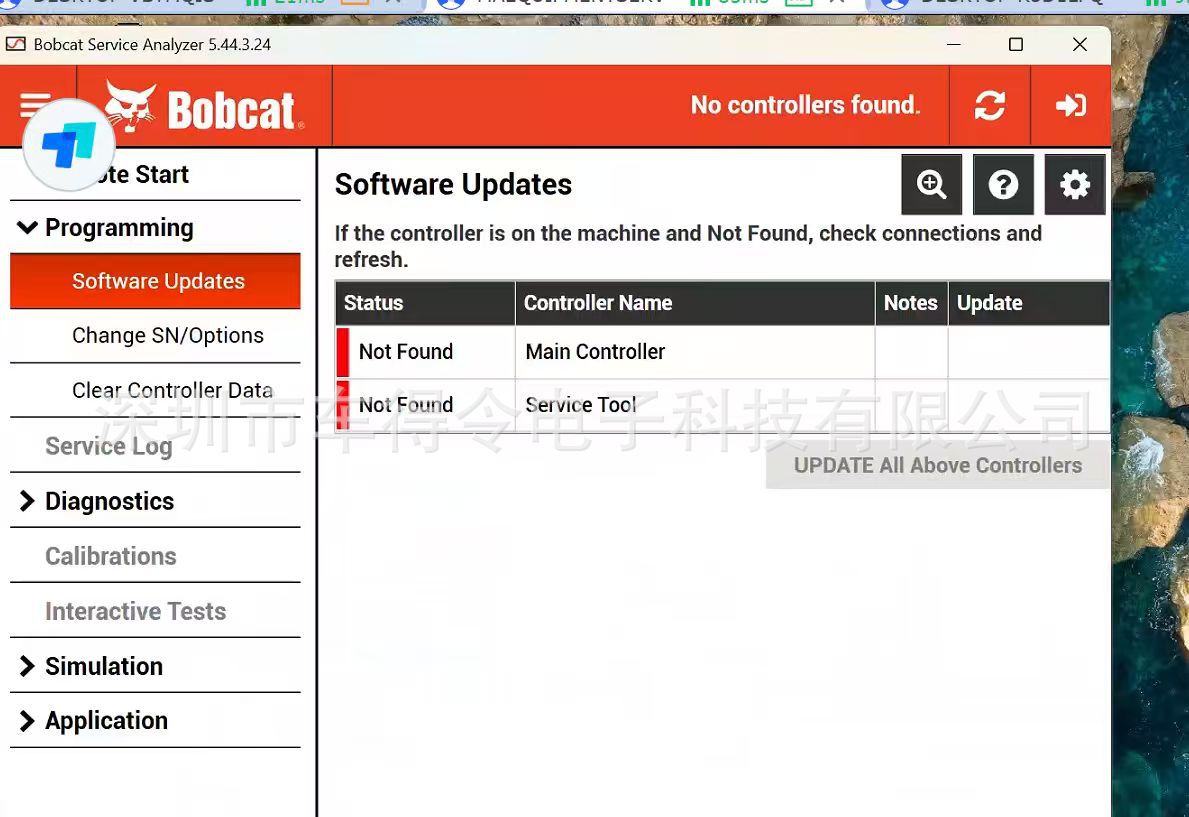 Cross-border applicable Bobcat Excavator Diagnostic tool + software