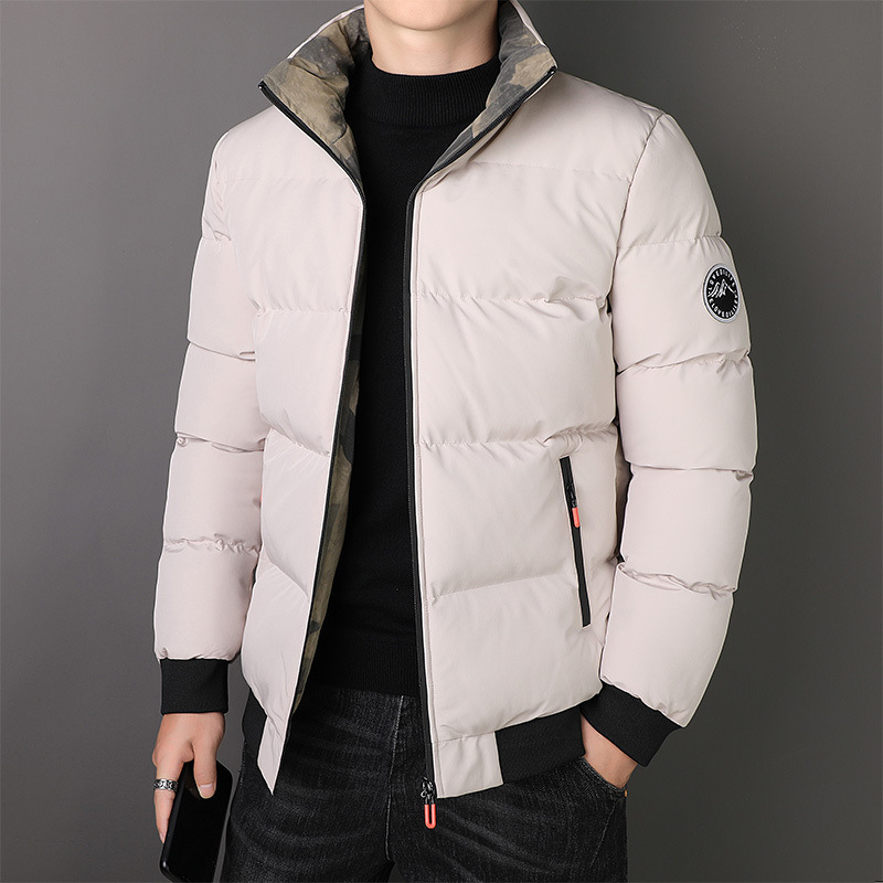 Ropa de invierno de algodón de hombre grande hombre corto de algodón grueso hombre chaqueta cálida coreana chaqueta de algodón de moda hombre chaqueta superior