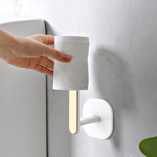 No-punch hooks, strong adhesive clothes hangers, wall-mounted, kitchen and bedroom door behind clothes, seamless adhesive hooks