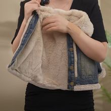 男童外套秋冬款男女宝宝小儿童男孩牛仔加绒加厚上衣派克服外穿