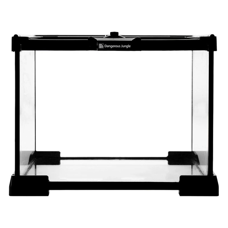 Баночка для тропического леса экологическая банка для кормления гостиная ландшафтное украшение ящерица черепаха отшельник Краб восхождение стеклянная коробка для кормления домашних животных