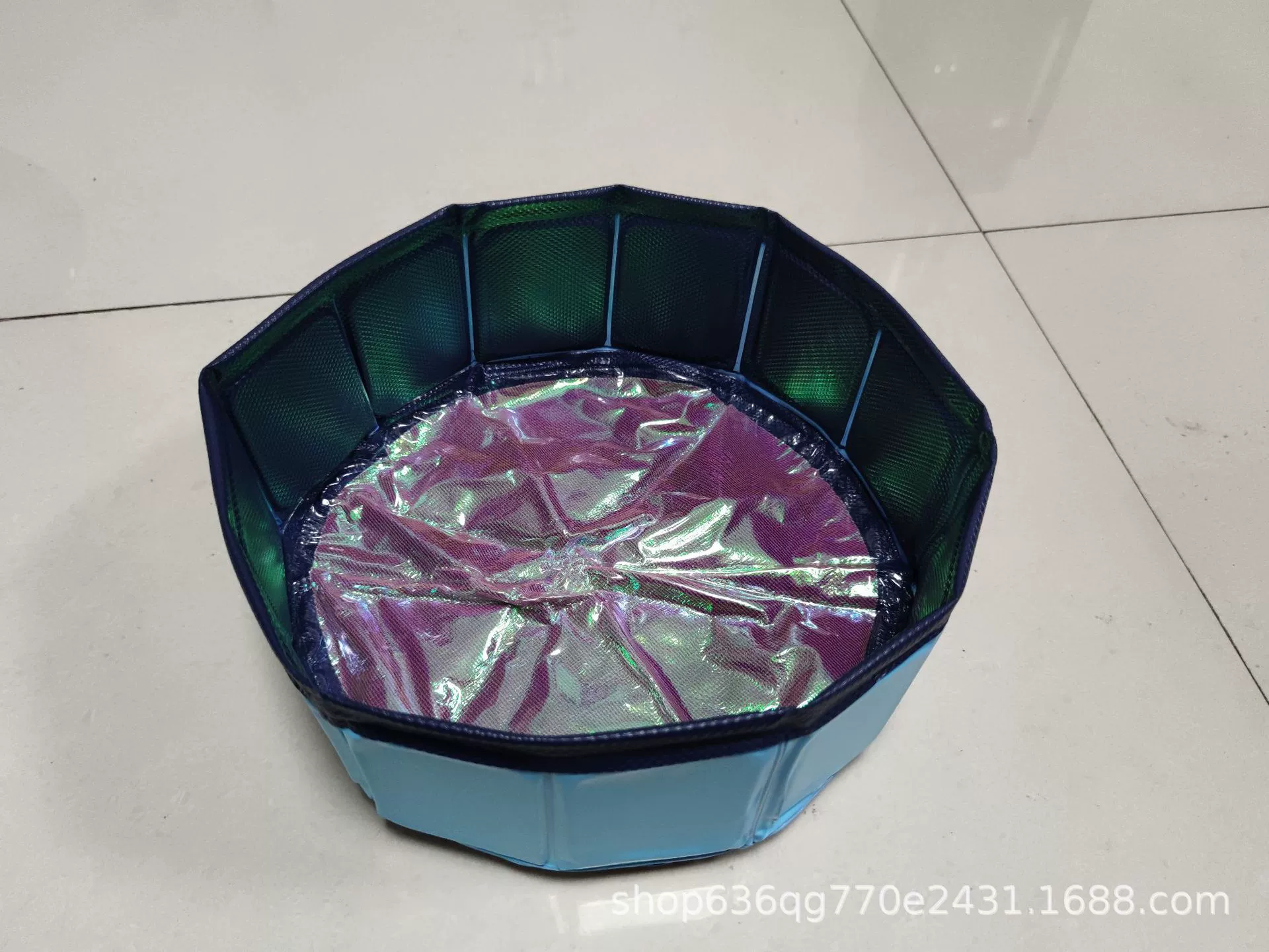 Foldable Pet Pool, Portable PVC or Composite Lining, Anti-Slip Bottom, Multiple Sizes