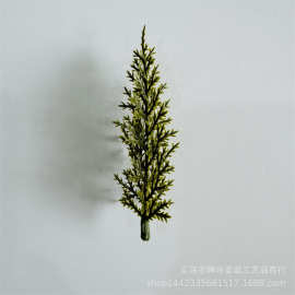 跨境圣诞树绿植水草配件  仿真圣诞树圣诞圈PE松针叶圣诞烛台装饰